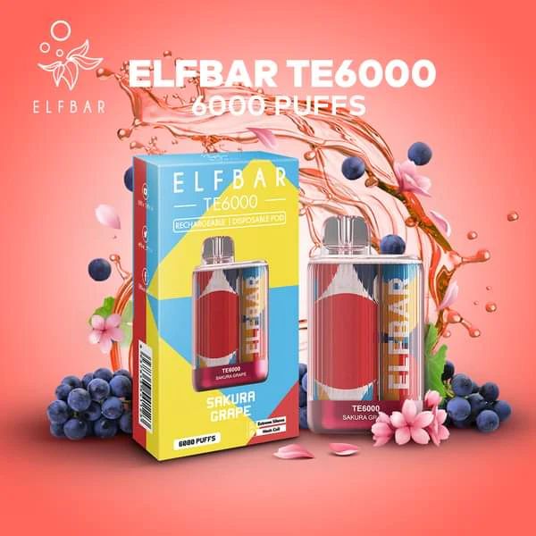 ElfBar TE6000 Puff Recharge Vape、mySite、zt4zffjzw