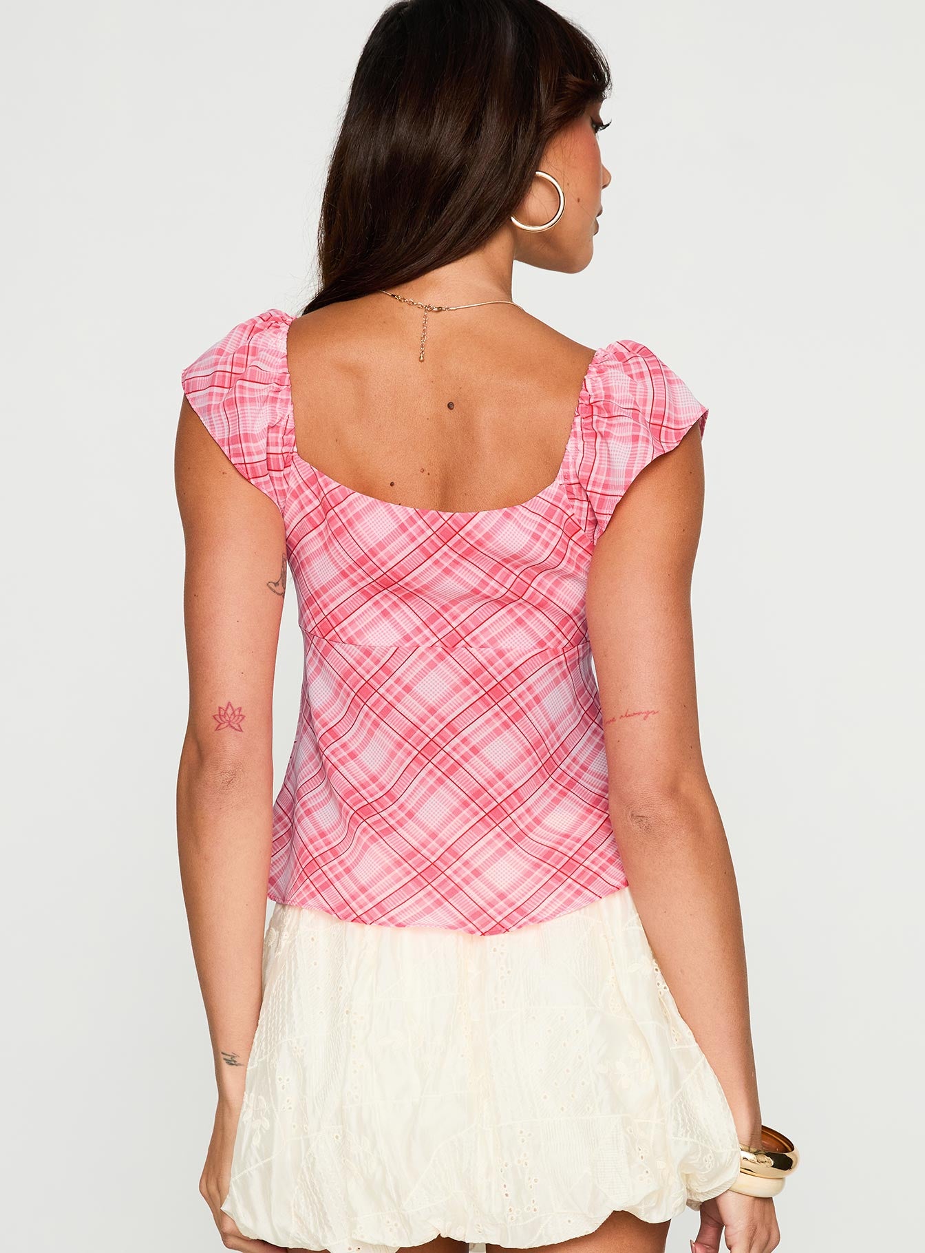 Jazz Club Top Pink Check、mySite、solidvoid