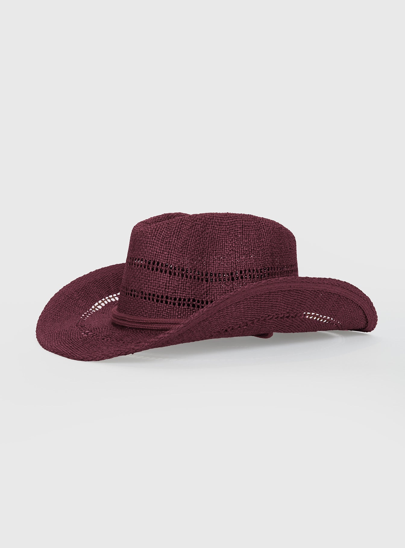 Mid Morning Cowboy Hat Burgundy、mySite、solidvoid