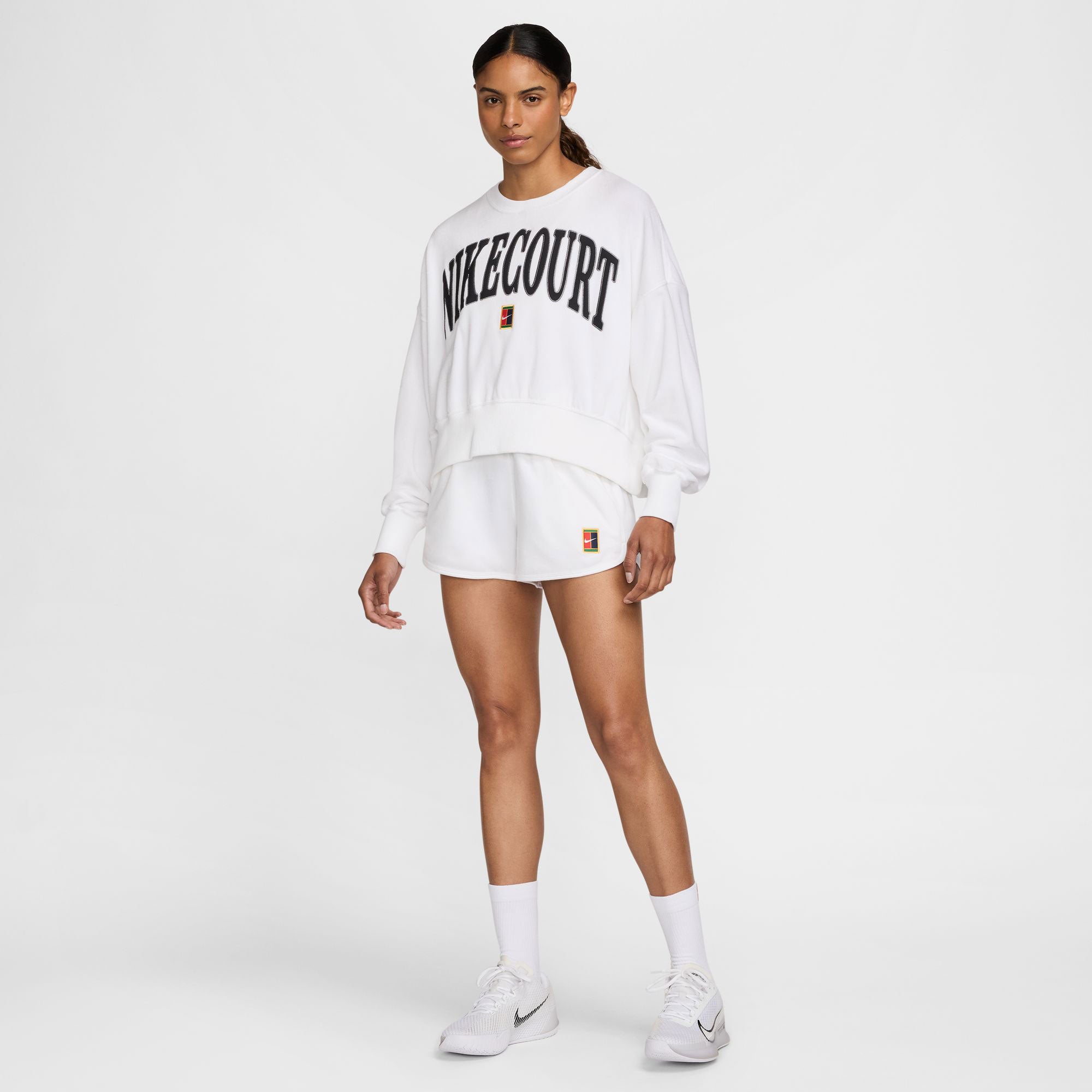 NikeCourt Heritage Women's Oversized Graphic Tennis Sweater