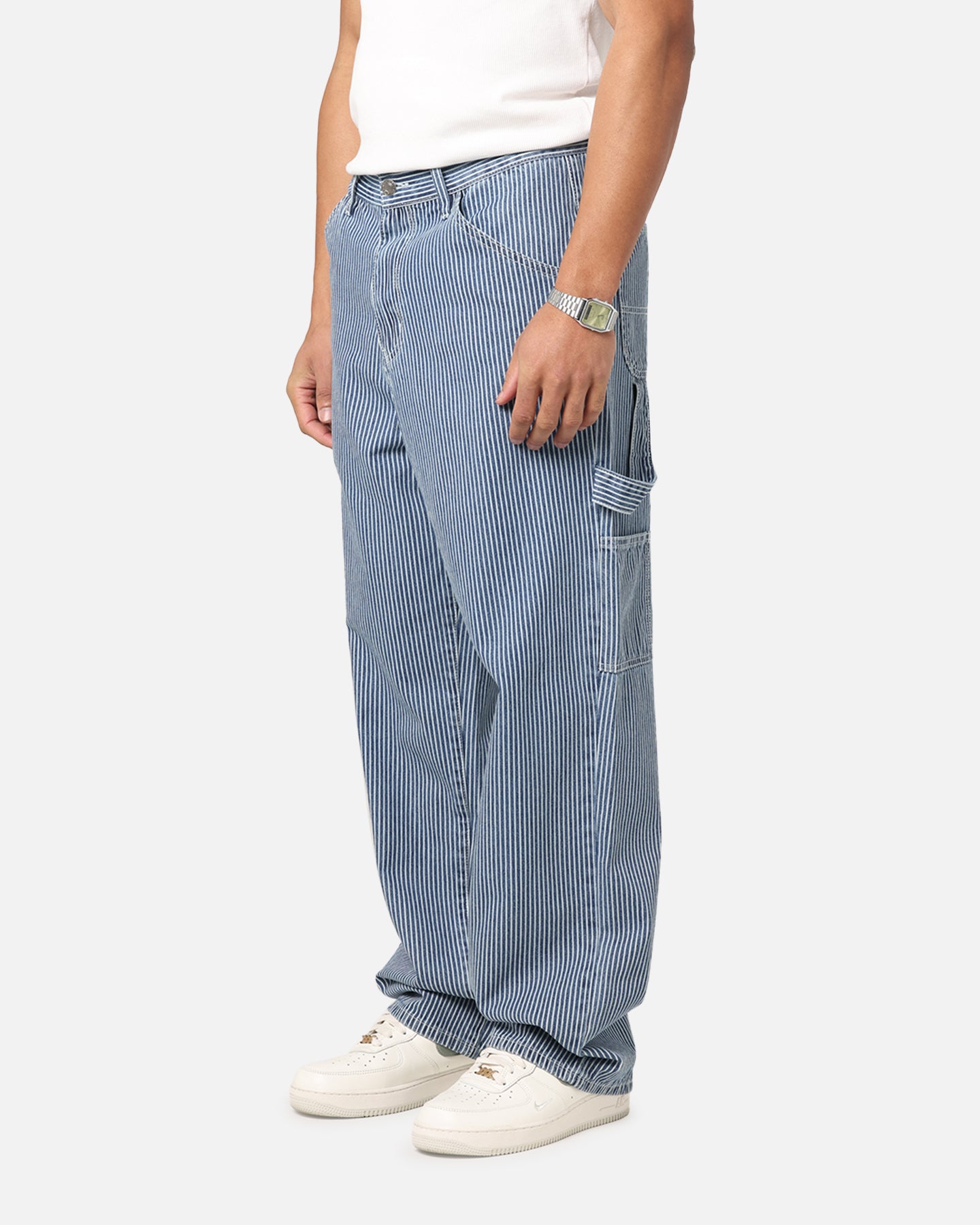 XXIII Striped Work Pant Navy Stripe、mySite、zt4zffjzw