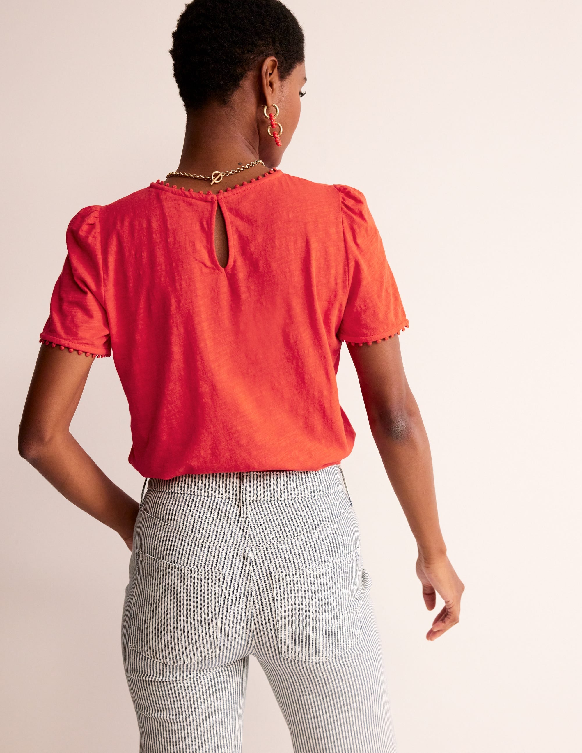  Ali Jersey T-Shirt-Flame Scarlet、mySite、ashleygrahame