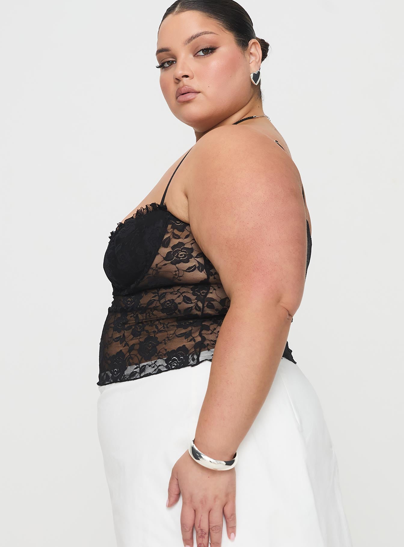 Kerr Lace Top Black Curve、mySite、solidvoid