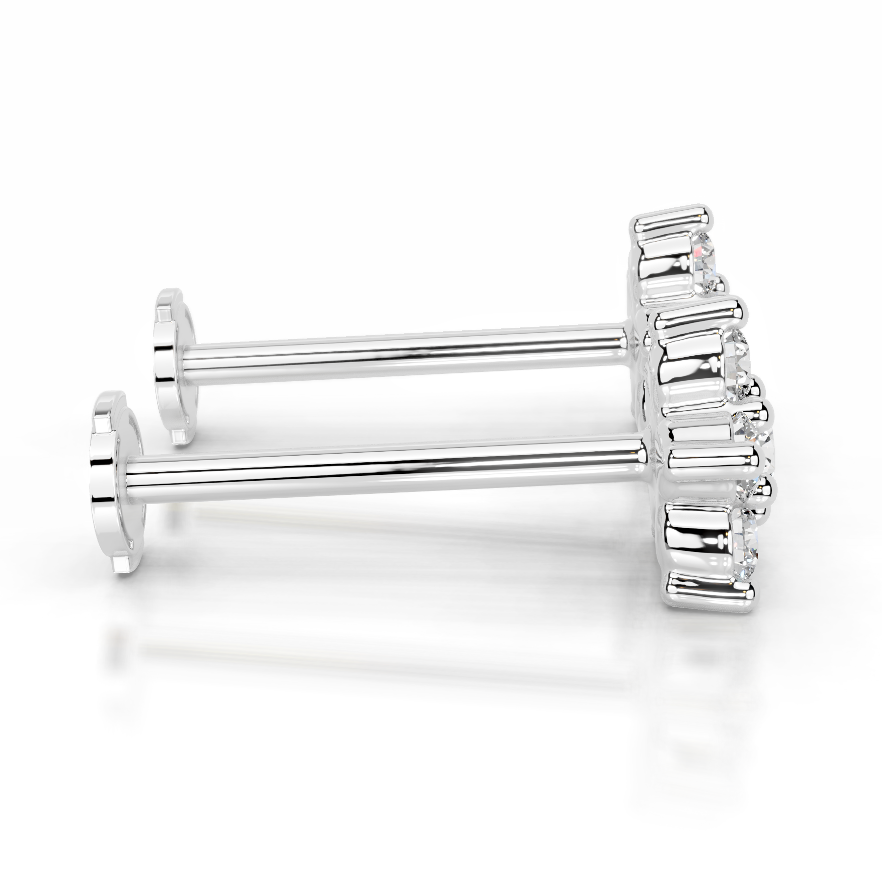 Elsie Diamond Stud Earrings (0.30 Carat) -18K White Gold、mySite、hinf8tx79