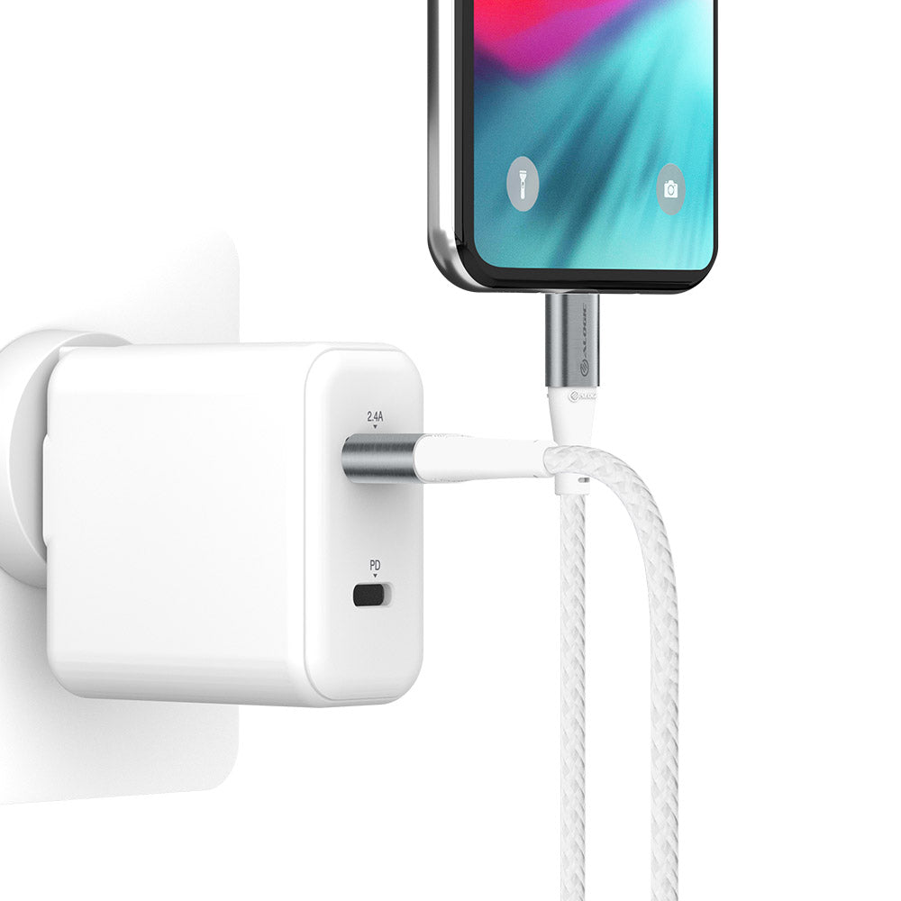 SUPER Ultra USB-A to Lightning Cable -Silver-1.5m、mySite、fannypackpong