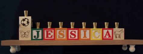 Wooden Block Name Menorah、mySite、topwebapps