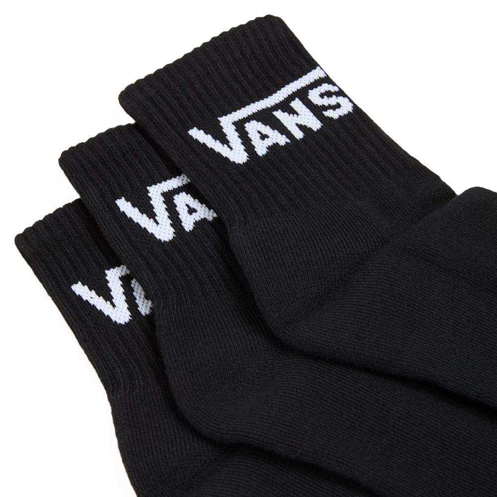  Vans Classic Half Crew Socks 3-Pack - Black、mySite、merchandisen