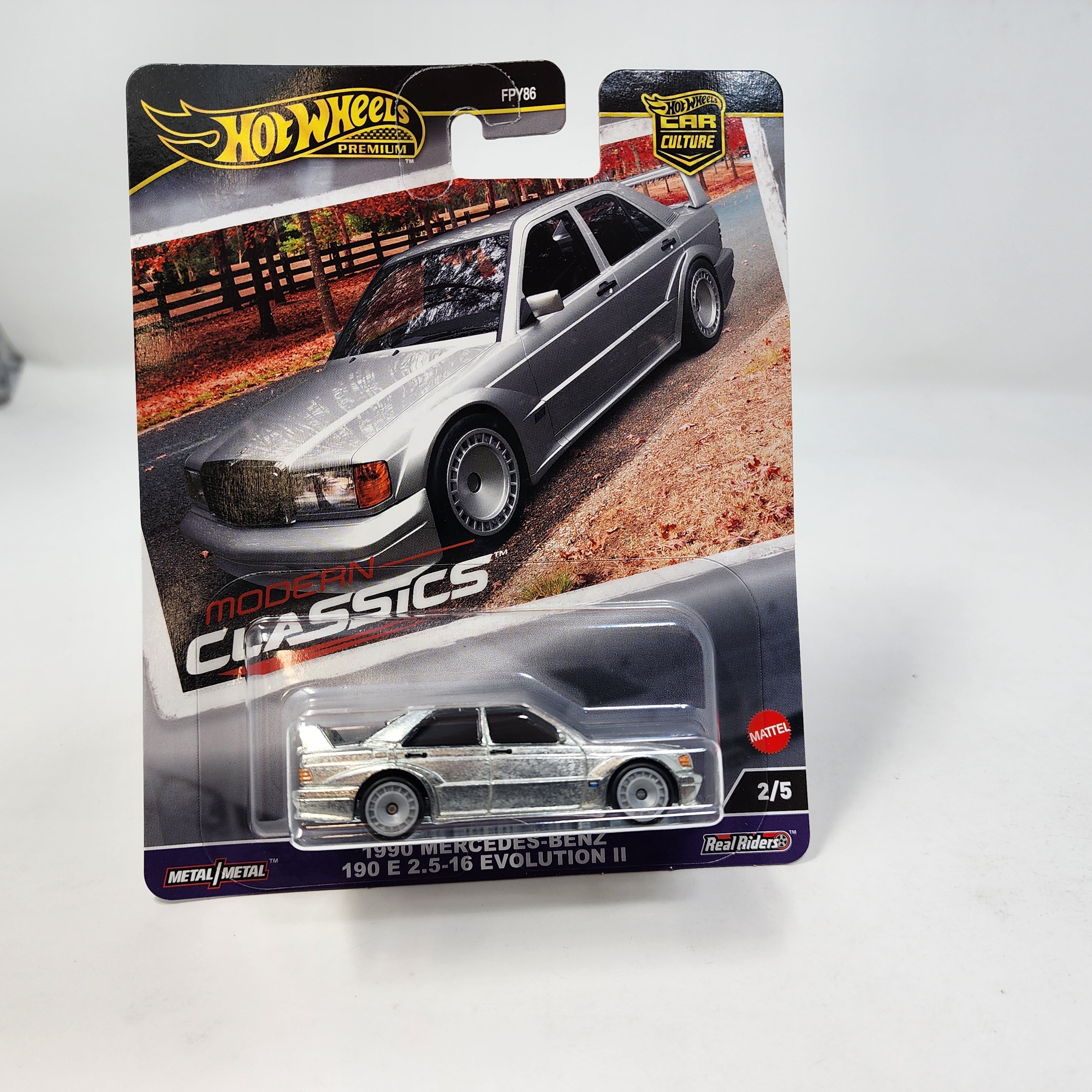 1990 Mercedes-Benz 190 E * Silver * 2024 Hot Wheels MODERN CLASSICS Car Culture Case E、mySite、hgirdovlk