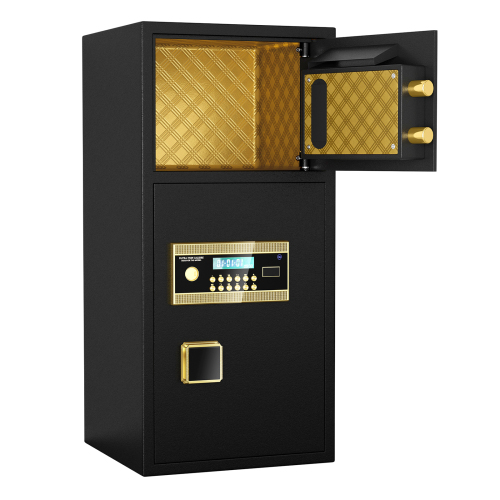 Large Double-door Coin-operated Safe,Digital Security Safe with Fireproof and Waterproof Bag,6.5 Cubic Feet Safe Box with Hidden Code Function for Home,Office and Hotel、、casual