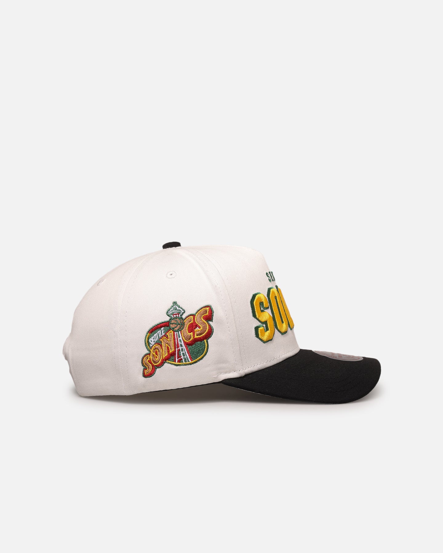 Mitchell & Ness Seattle SuperSonics 'Draft Day' Pro Pinch Snapback White/Black、mySite、zt4zffjzw