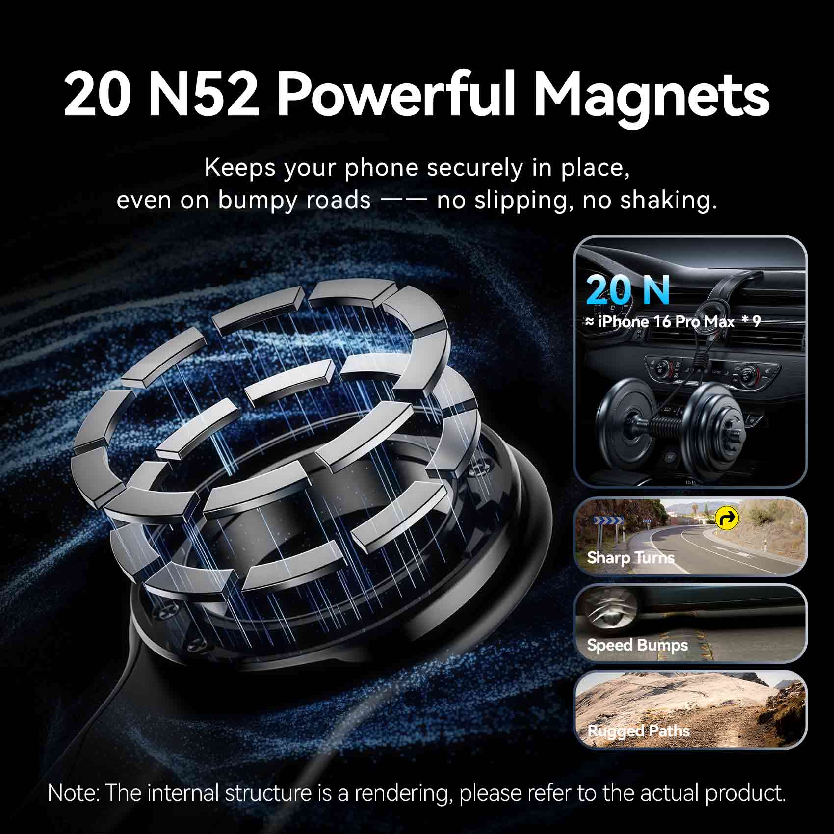 Vention Magnetic Car Phone Mount、mySite、fannypackpong