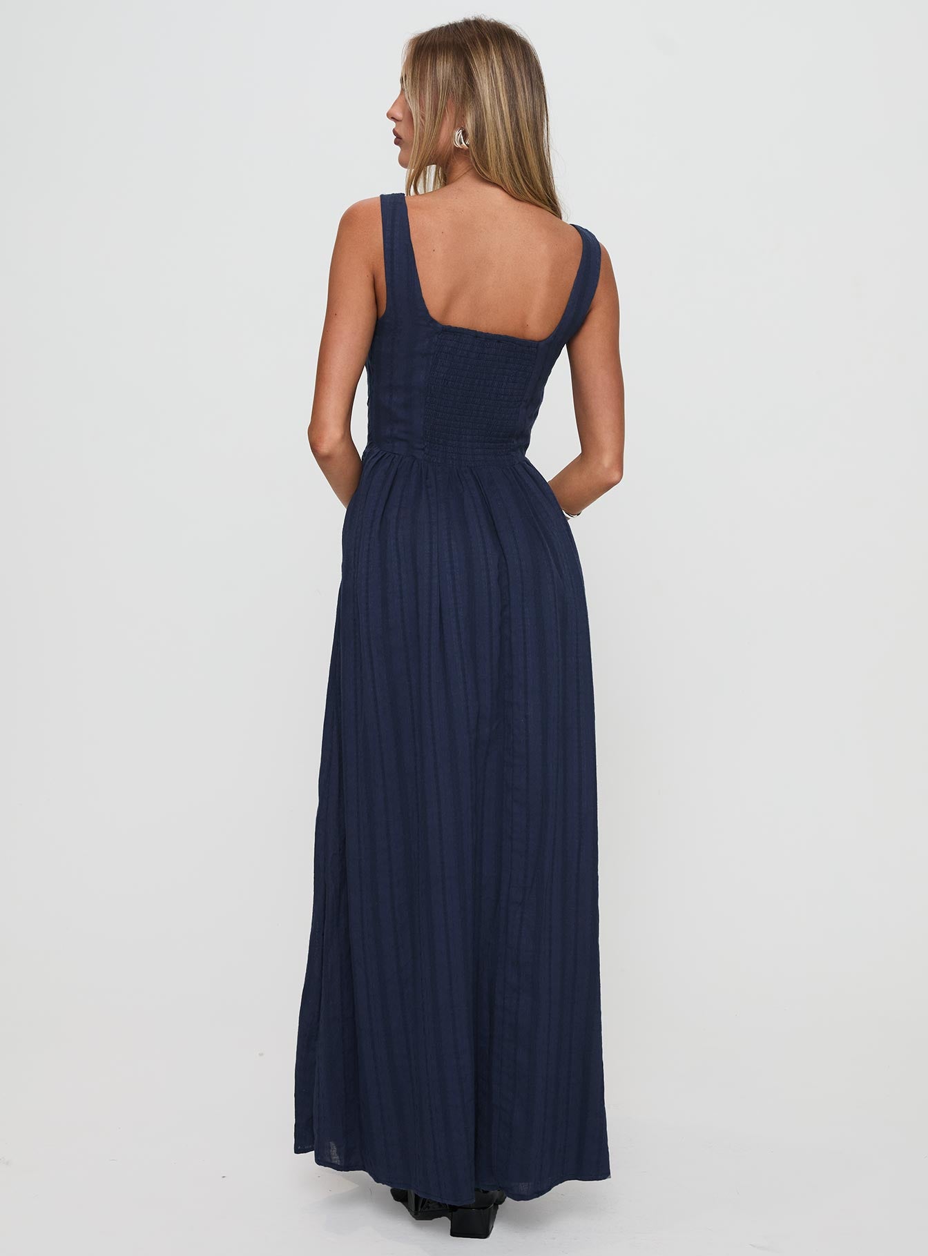 Lorinda Maxi Dress Navy、mySite、solidvoid