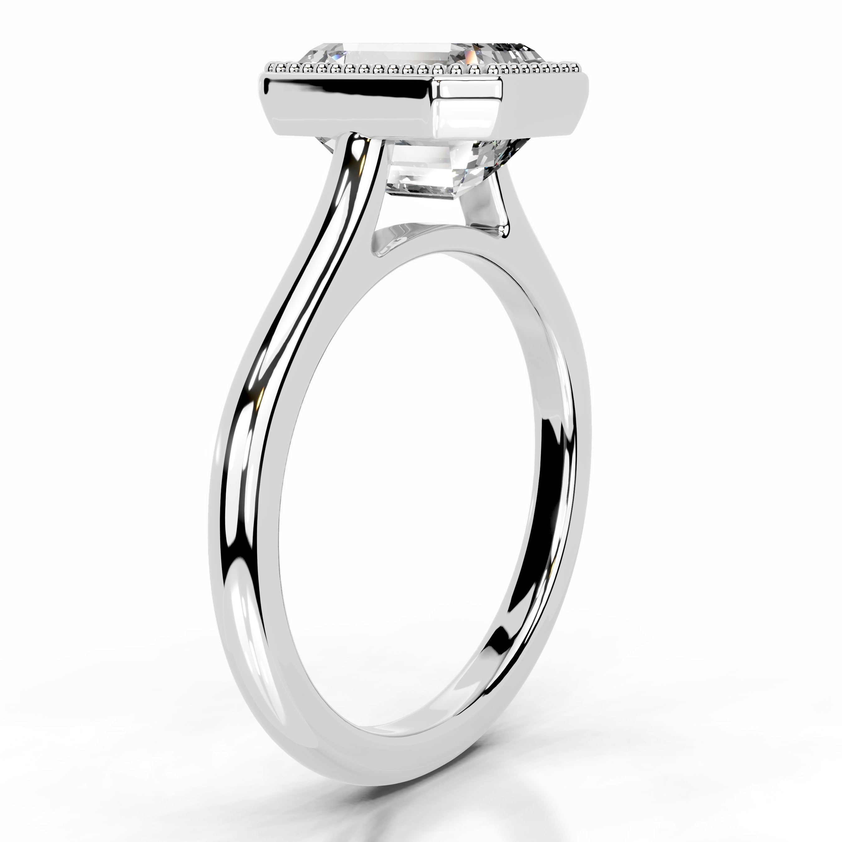 Eunice Diamond Engagement Ring - 18K White Gold、mySite、hinf8tx79