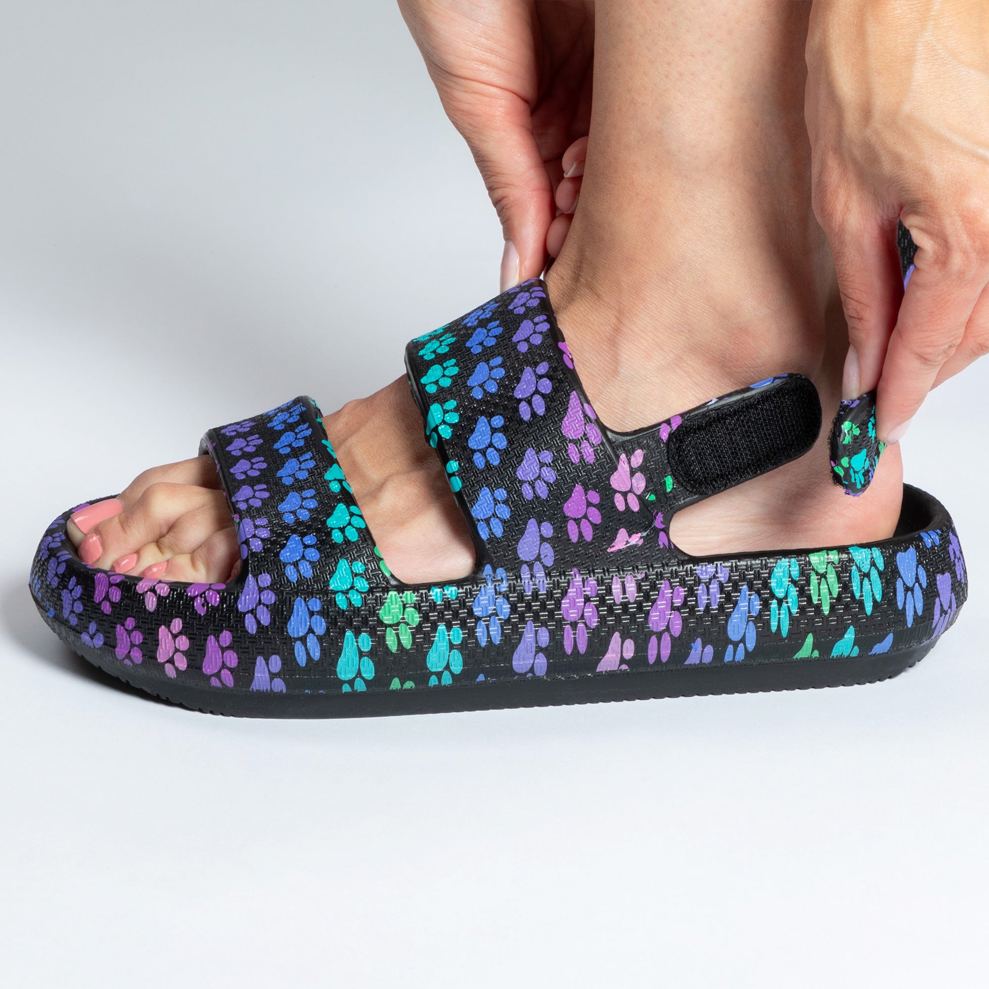 Paw Print Pillow Slingback Sandals、mySite、camillekostekn