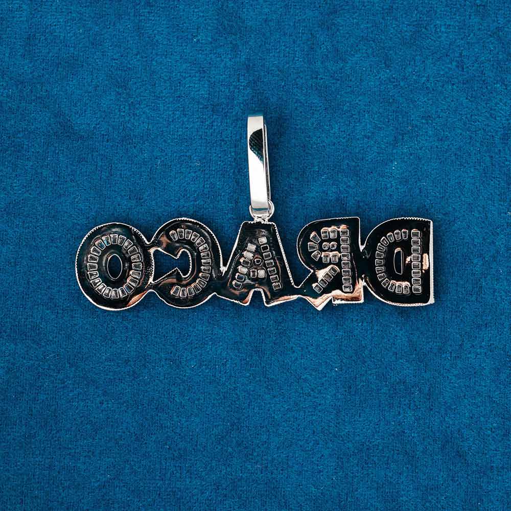 Custom Baguette Letter Pendant 14K Gold、mySite、hinf8tx79