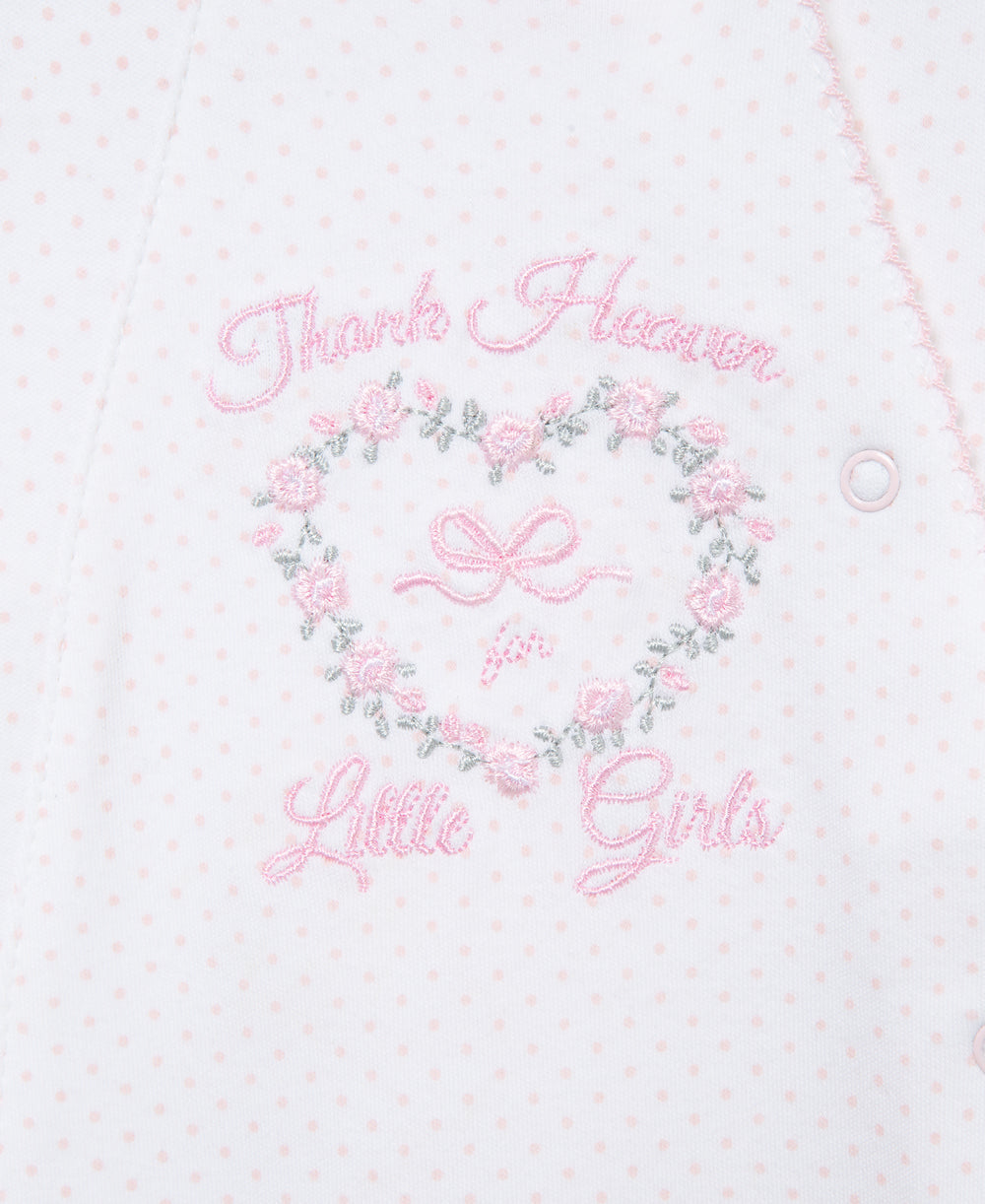  Thank Heaven For Little Girls Footed One-Piece (Headband not included)、mySite、layawaytickets