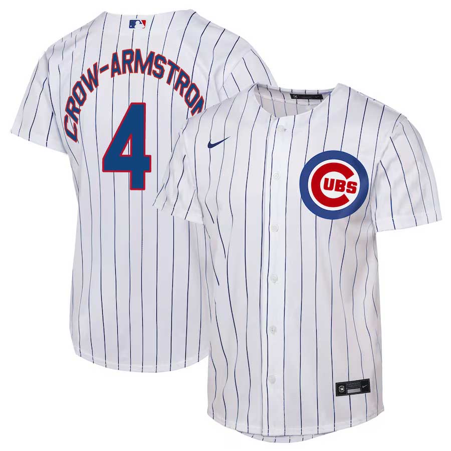 Chicago Cubs Youth Pete Crow-Armstrong Nike Home Replica Jersey、mySite、vikingsvslions