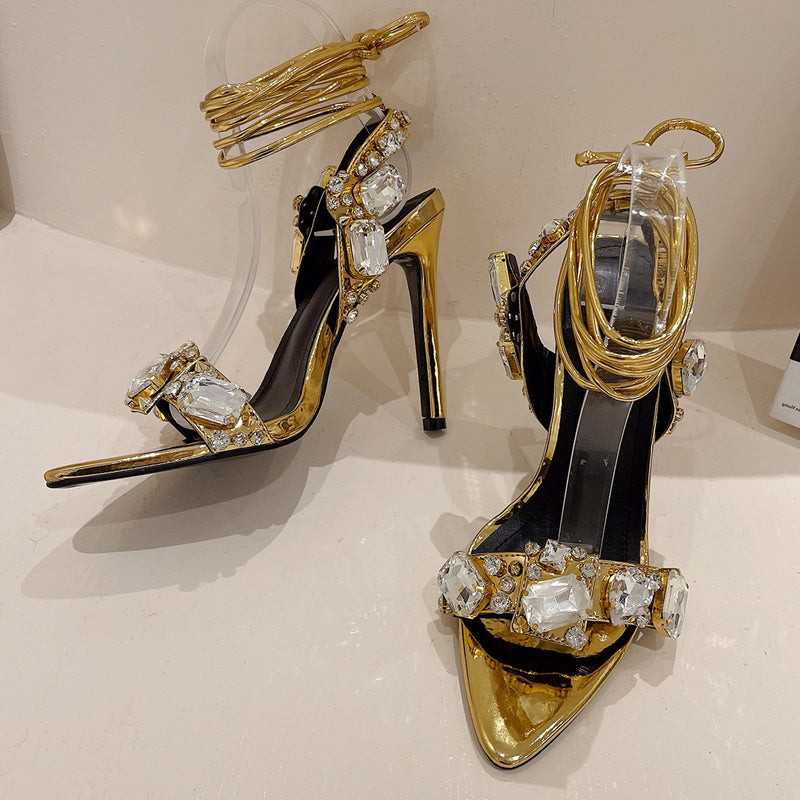  Gold Digger Crystal Heels、mySite、merchandisen