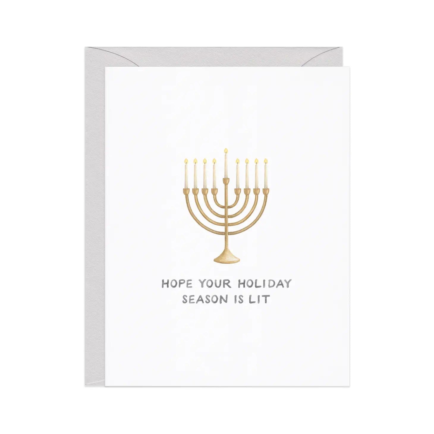 Punny Lit Menorah Cards - Box of 8、mySite、topwebapps
