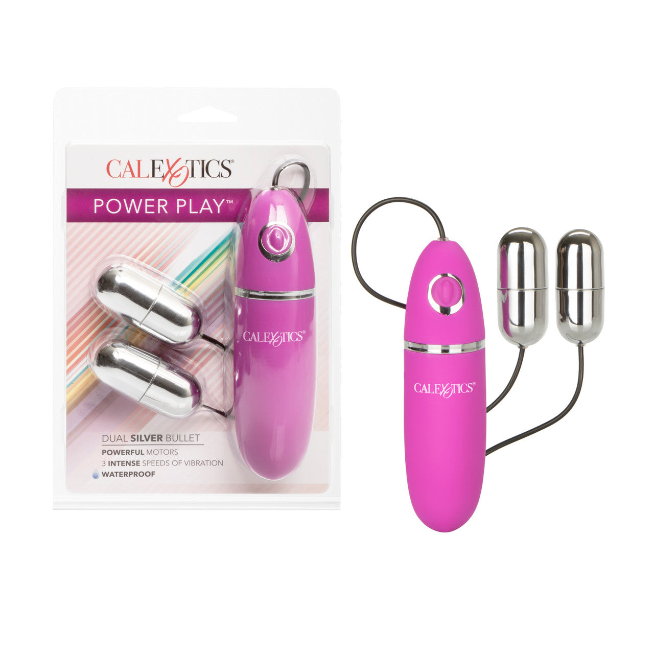 Calexotics Power Play | Dual Wired Remote Control Bullet | Vibrator、mySite、bottomscart