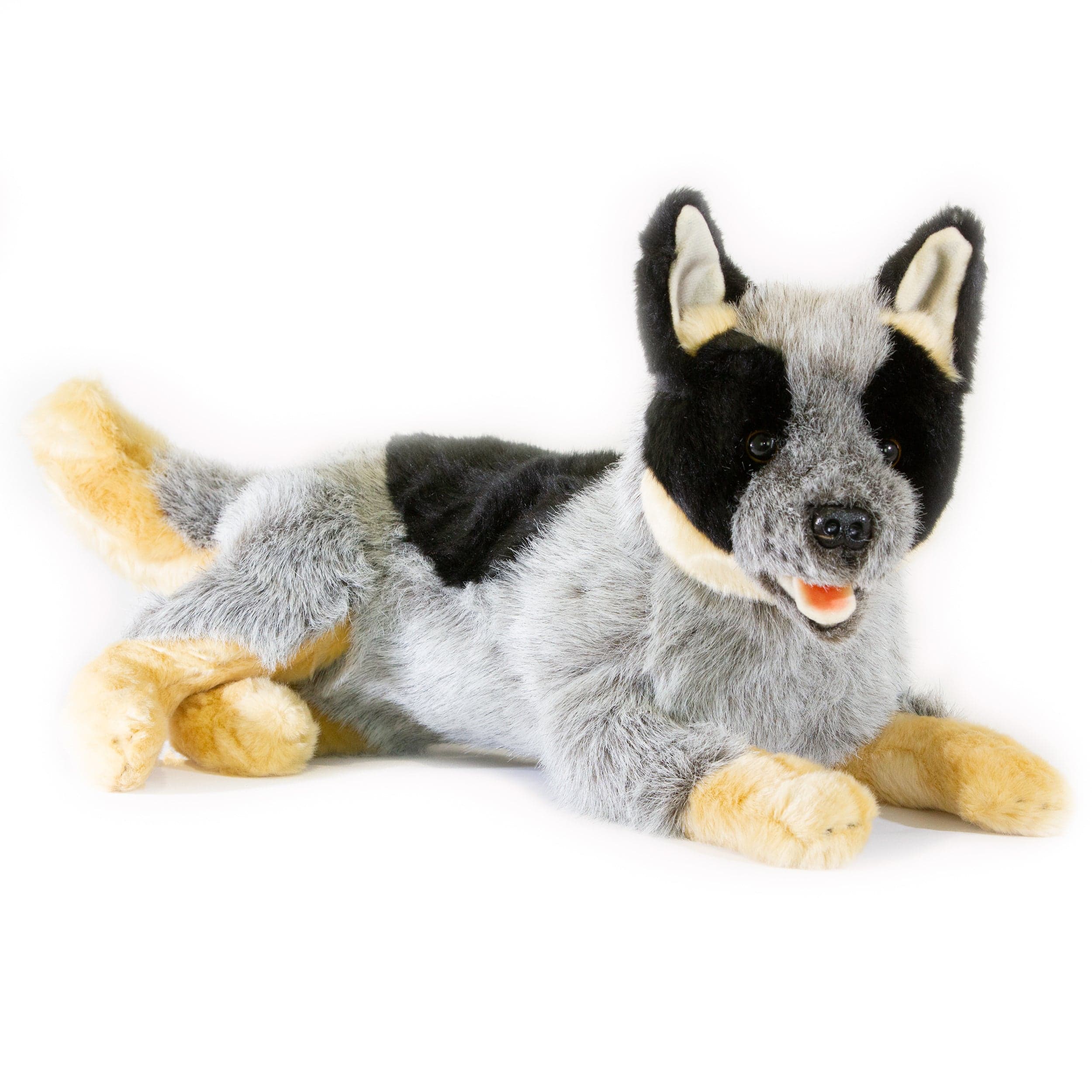 Australian Cattle Dog Heeler Realistic Stuffed Animal Large Size 44cm/17.3″、mySite、g9winljtr