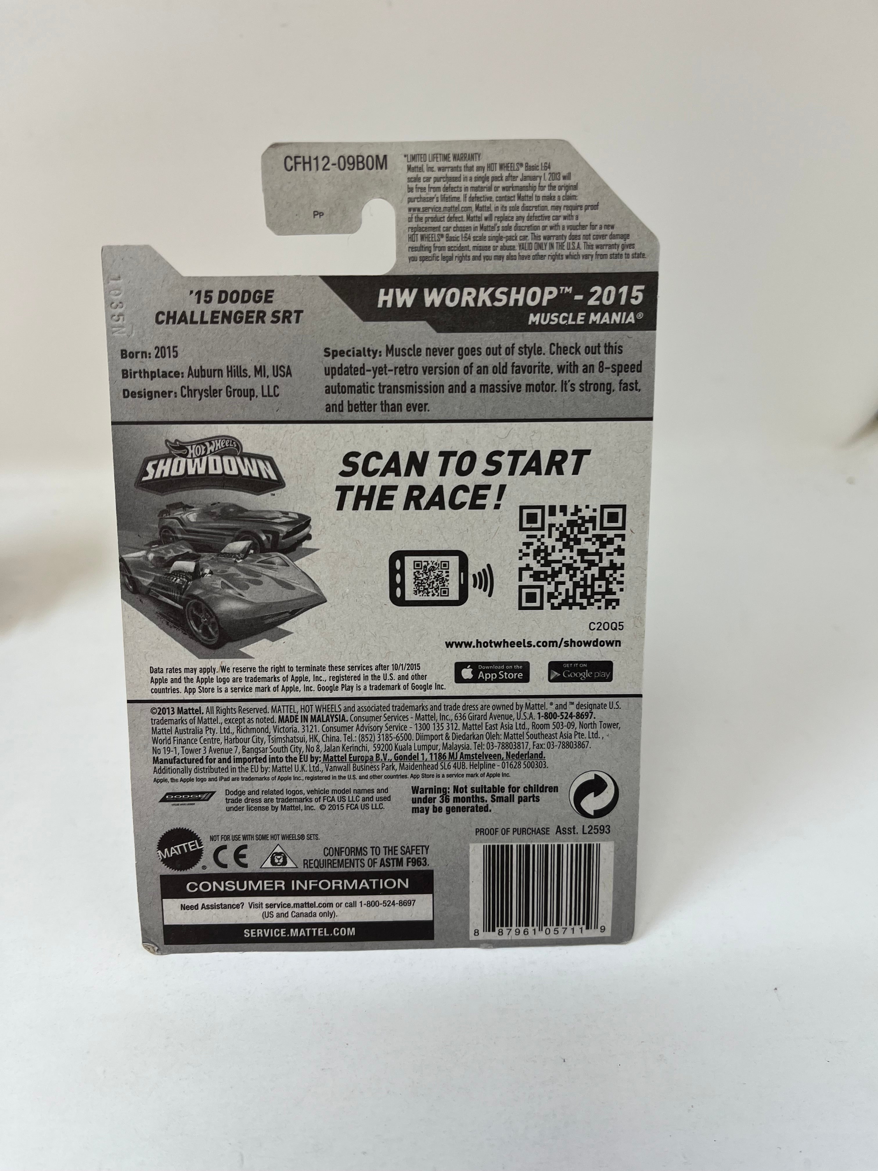 '15 Dodge Challenger SRT #235 * RED * 2015 Hot Wheels、mySite、hgirdovlk