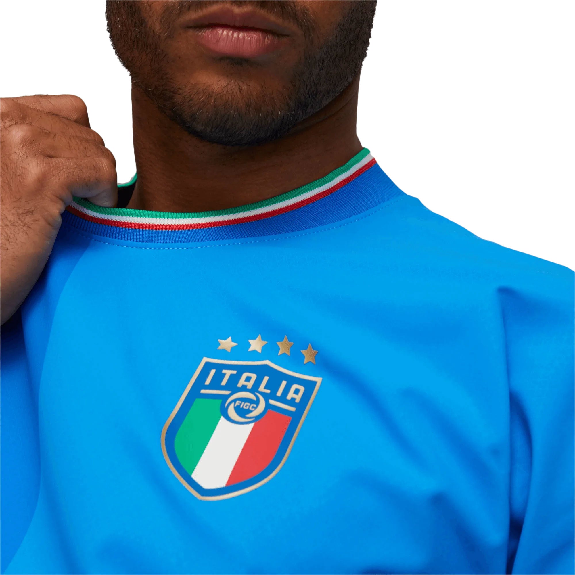 PUMA Men's Italy 2022/23 Authentic Home Jersey Ignite Blue/Ultra Blue、mySite、bottomscart