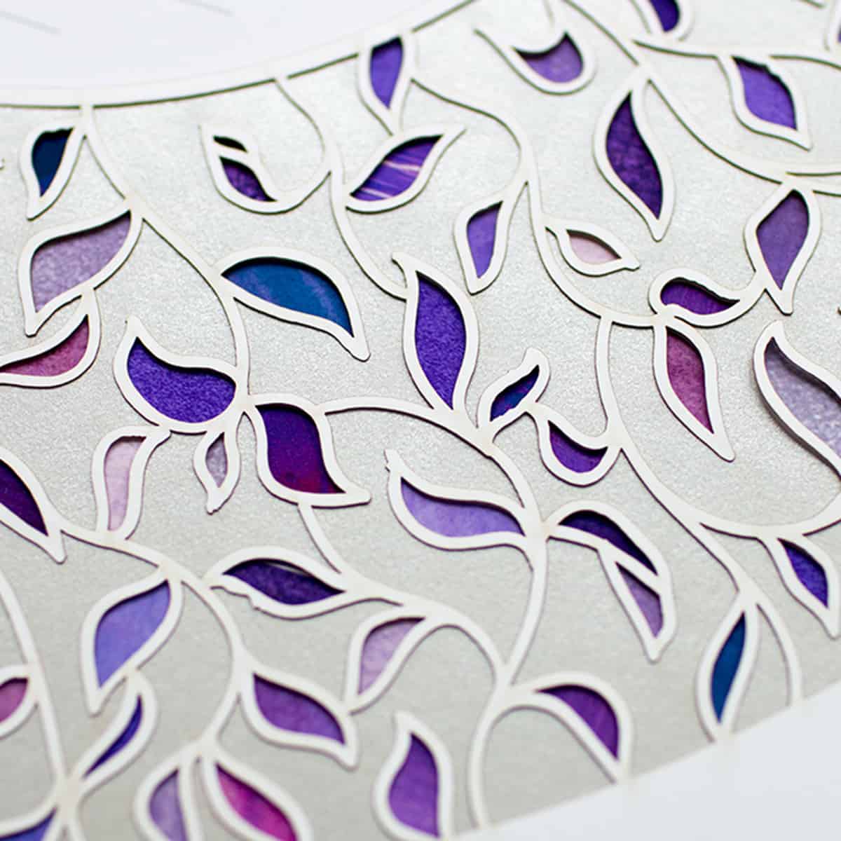  Vines Paper Cut Ketubah by Adriana Saipe、mySite、elrpsem3k