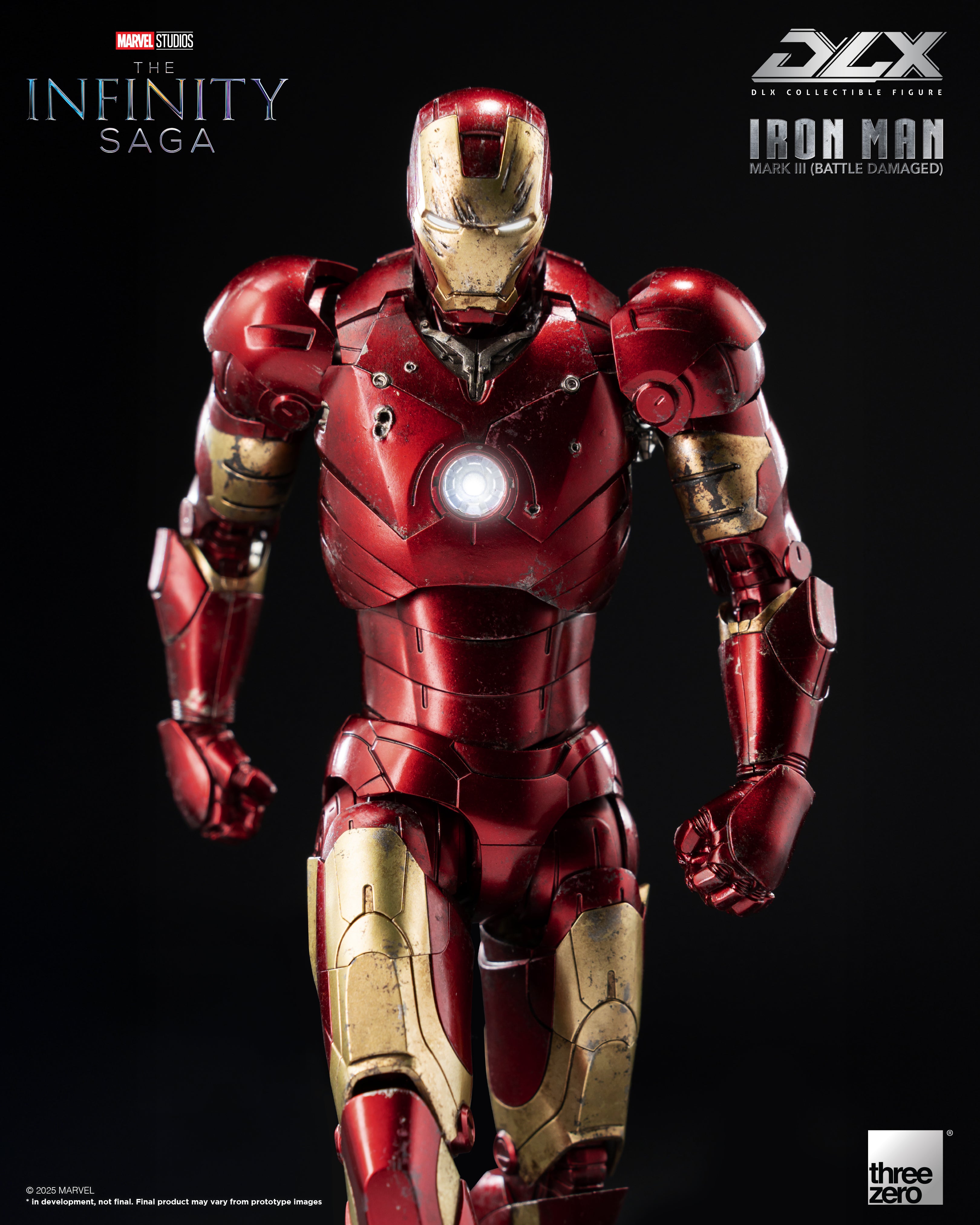 Threezero Marvel Studios: The Infinity Saga DLX Iron Man Mark 3 (Battle Damaged)、mySite、hgirdovlk