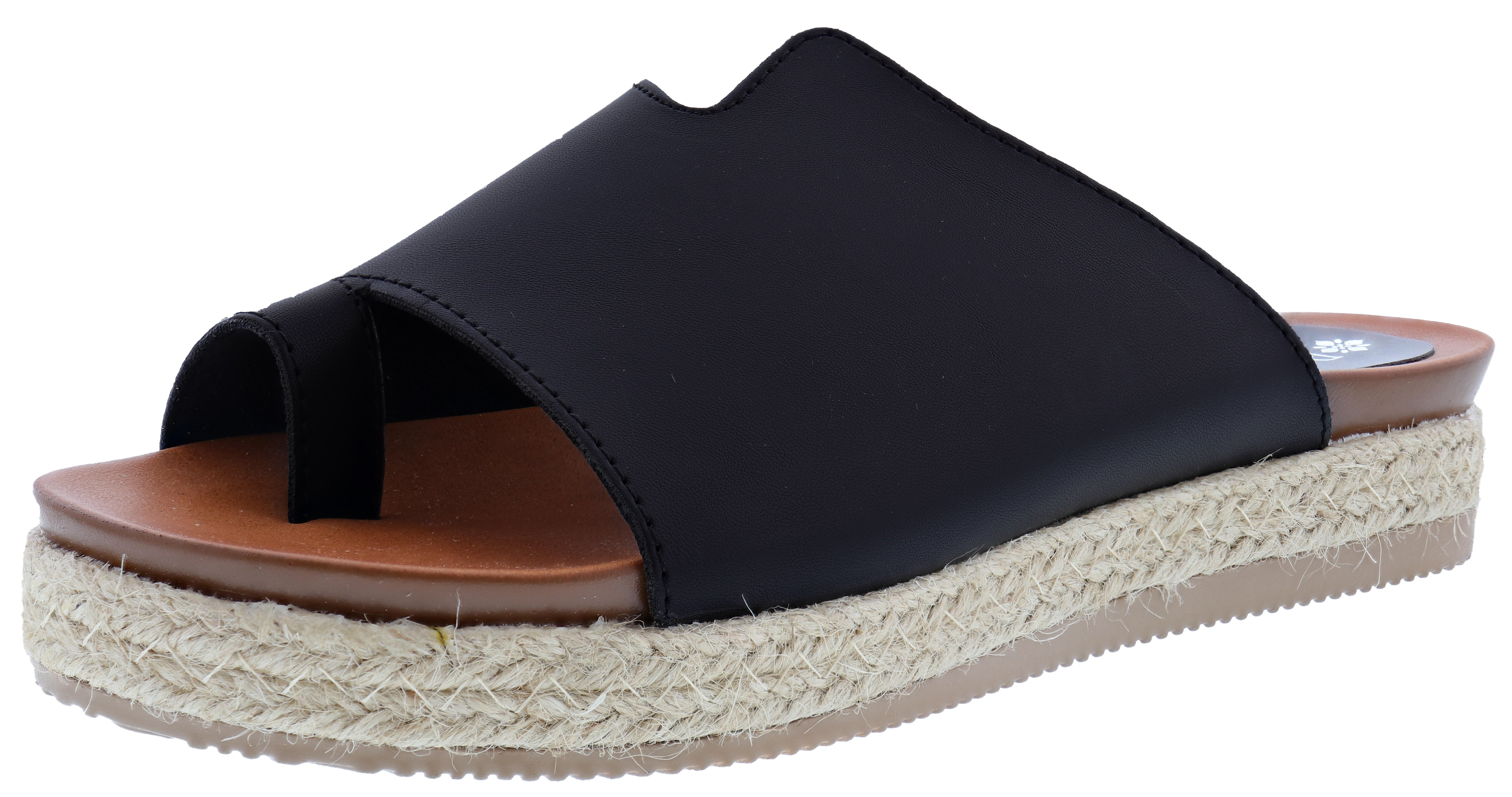 Patrizia Espadrille Flat Slide Sandals Toeloop Women、mySite、dreamappss