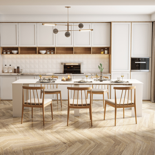 Multifunctional extendable console table、、casual