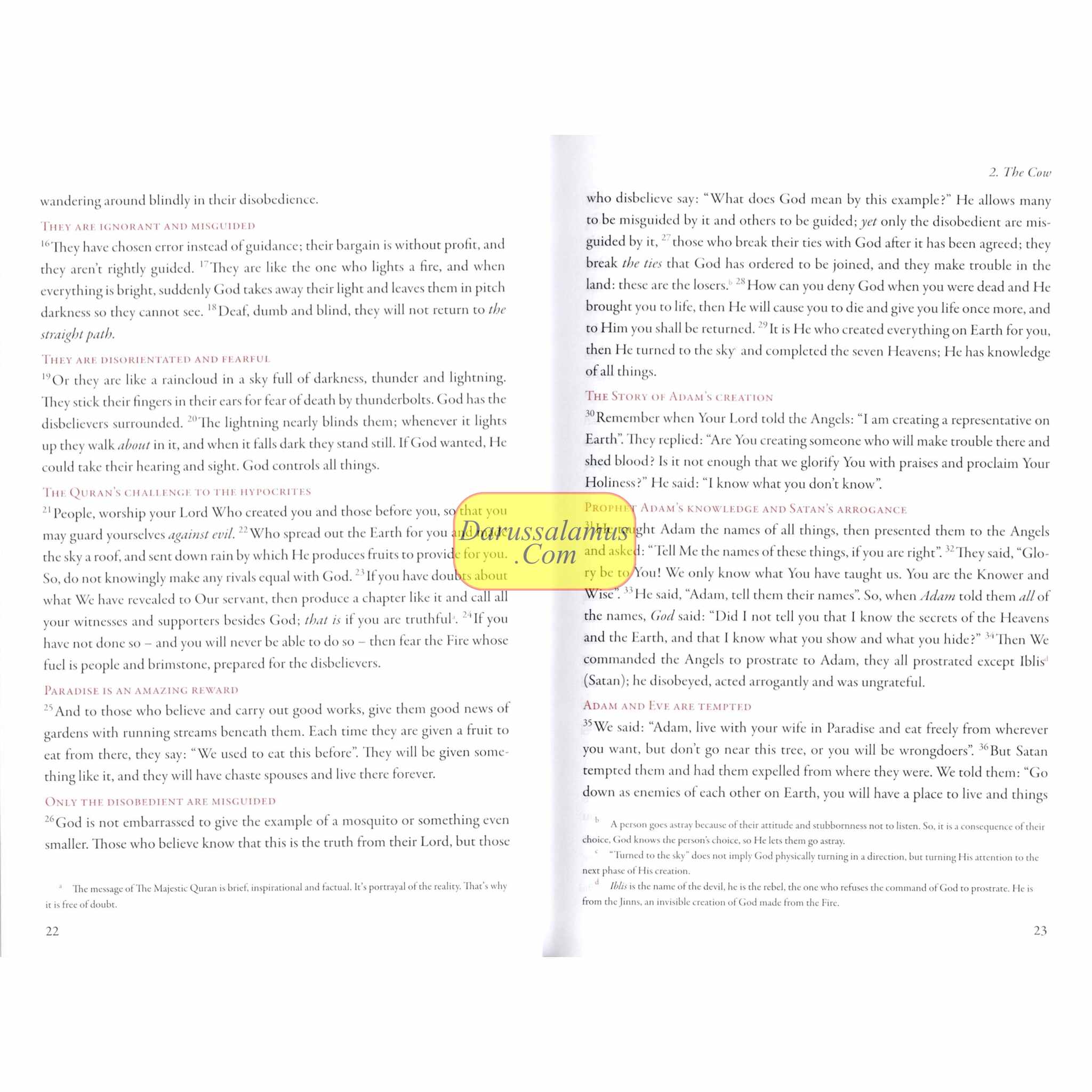 The Majestic Qur'an Guidance and Good News For The Mindful (Paperback)、mySite、topwebapps