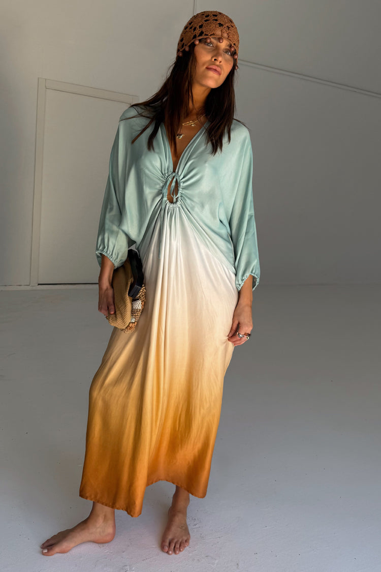 Blue Ombre Toria Dress Petite、mySite、solidvoid