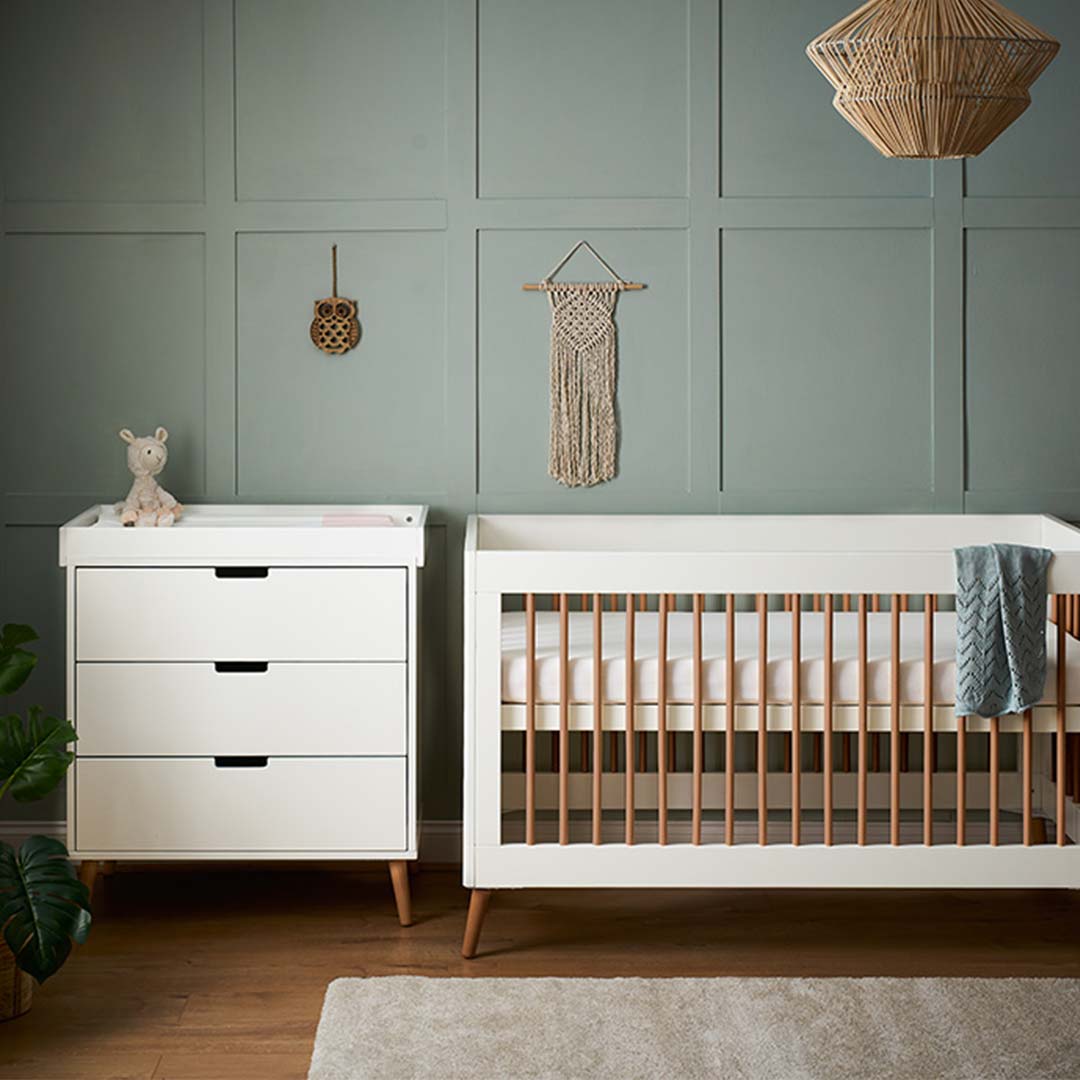 Obaby Maya 2 Piece Room Set - White + Natural、mySite、merchandisen