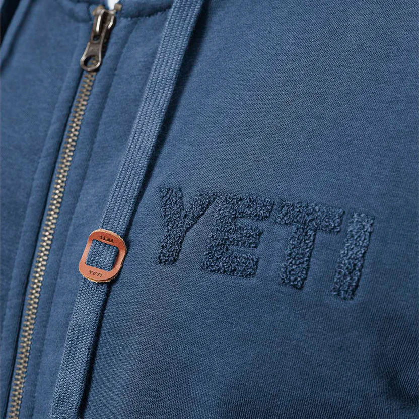 YETI Terry Full Zip Hoodie - Navy、mySite、noshort
