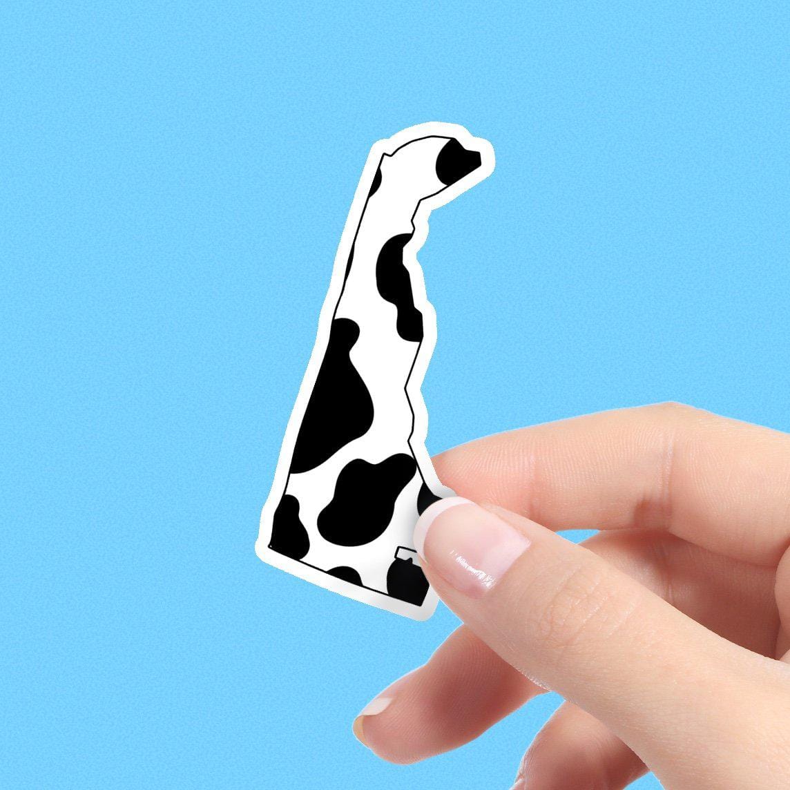  Delaware Cow Pattern Sticker、mySite、elrpsem3k