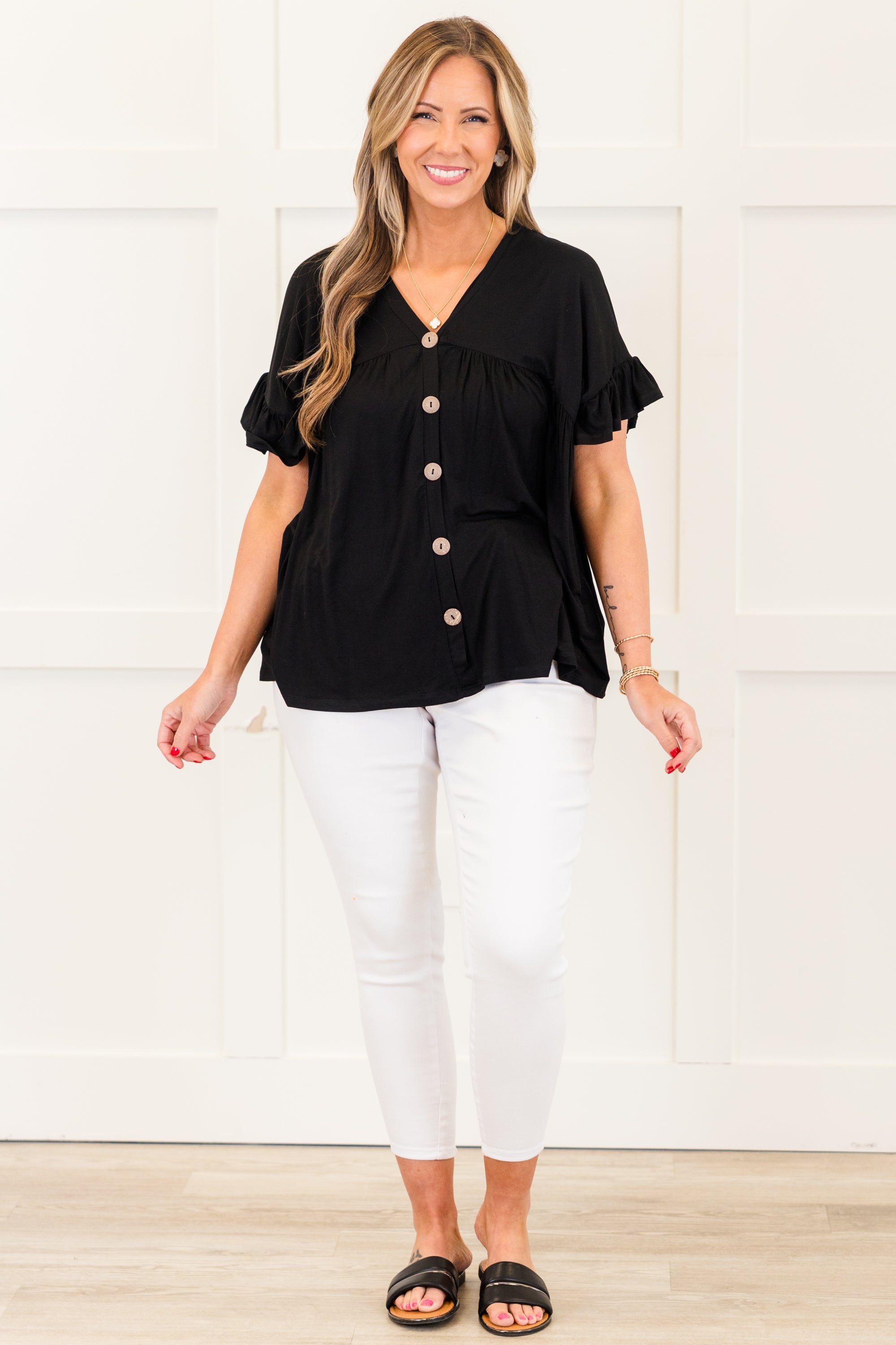  Bittersweet Beginnings Top, Black、mySite、justintrudeaud