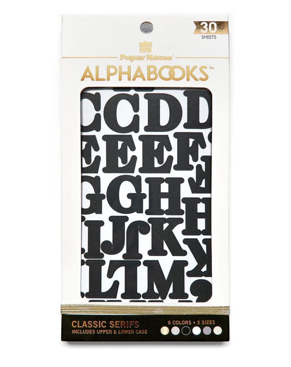  Alphabet Stickers - Alphabooks Classic Serifs、mySite、ghnorth