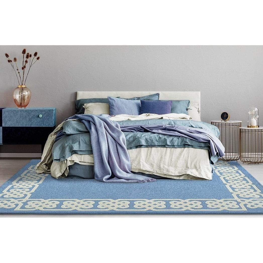 Worth Avenue Blue Wool Rug、mySite、gigharbornorthrealestate