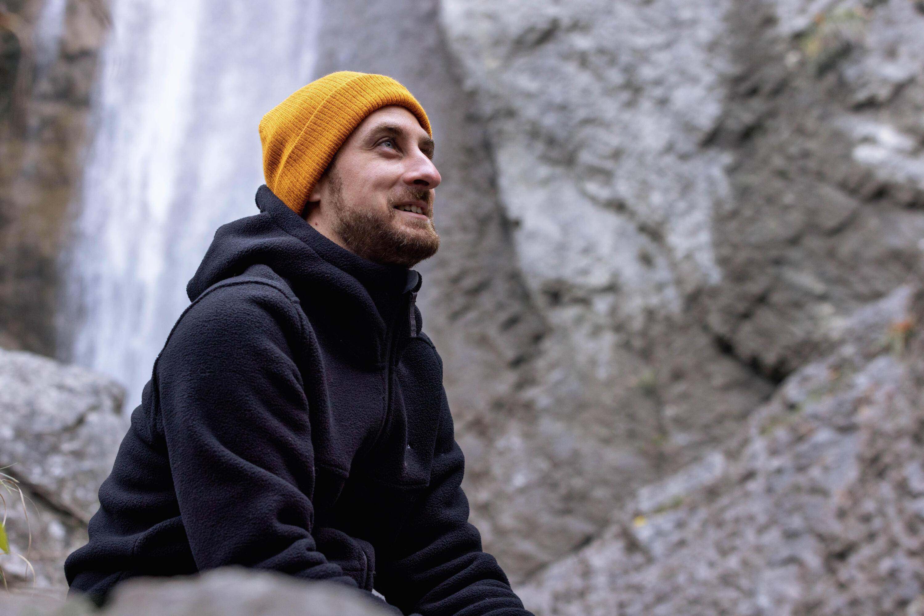 Quechua Men's Warm Hiking Fleece Jacket SH500