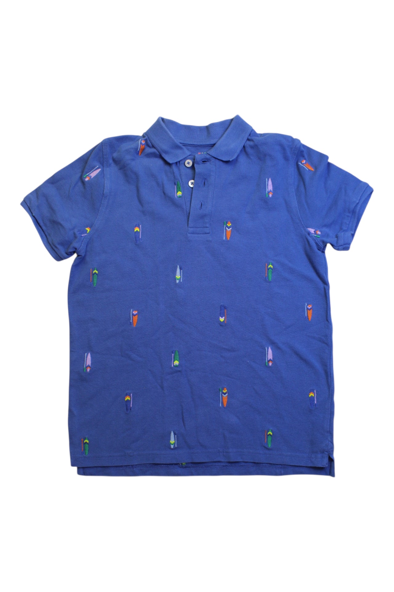 Boden Graphic Short Sleeve Polo, 12Y、mySite、g9winljtr