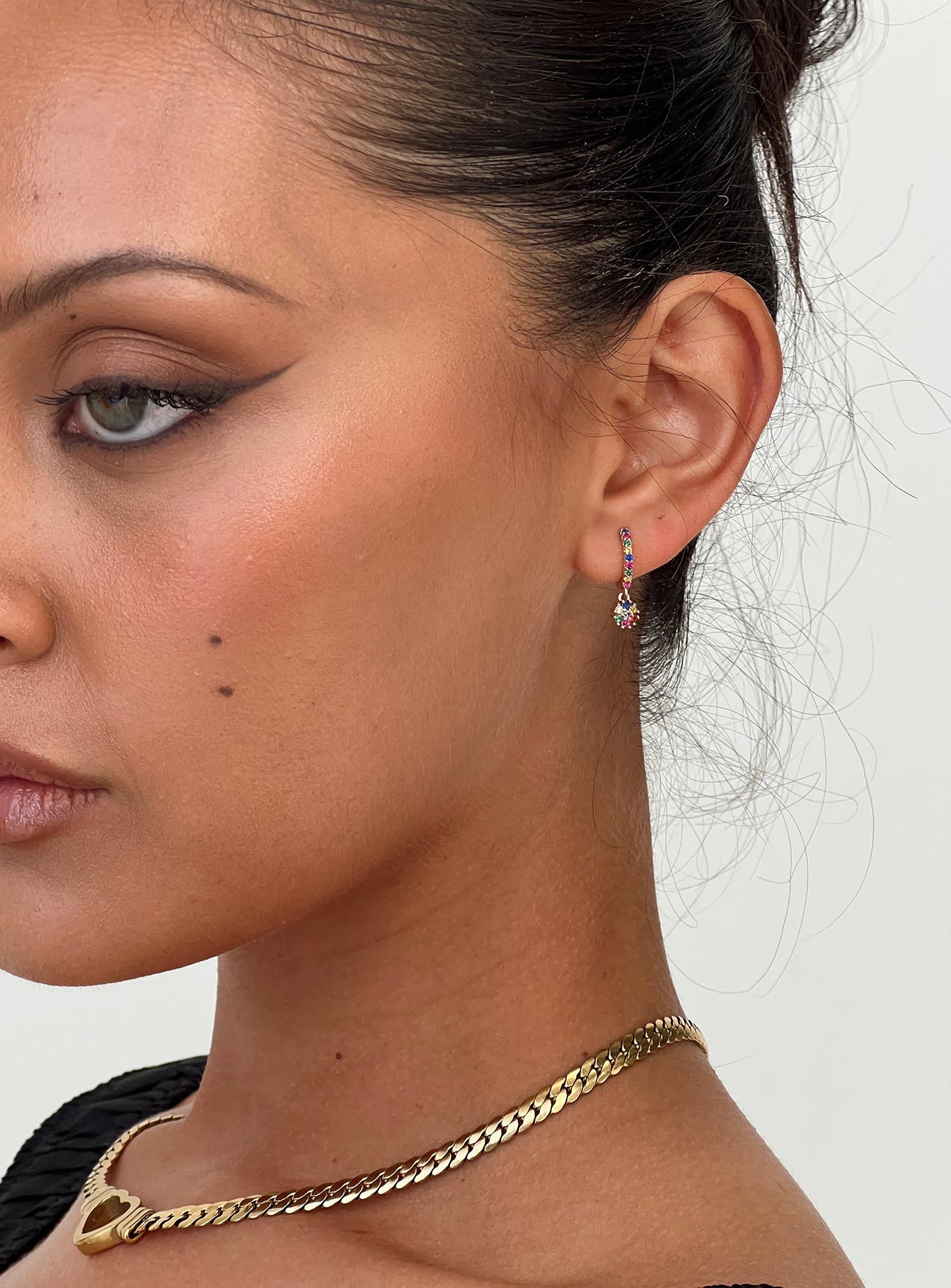 Ru Earrings Gold、mySite、solidvoid