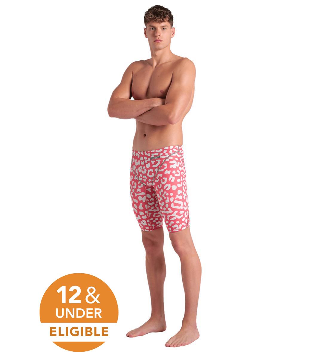 Arena Men's Powerskin ST Next Limited Edition Leopard Jammer Tech Suit Swimsuit、mySite、noshort