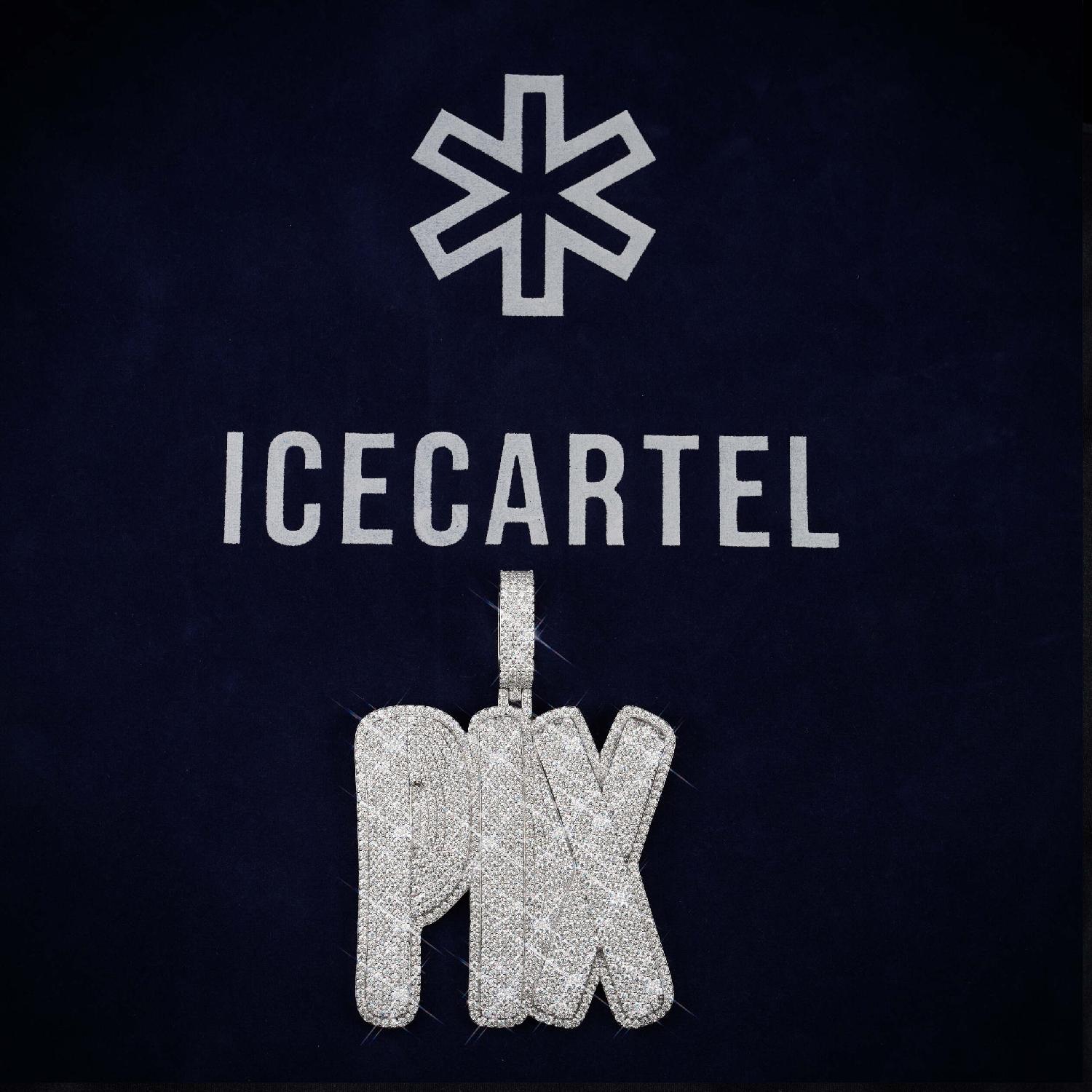 PIX Custom Moissanite Name Pendant 14K Gold、mySite、hinf8tx79