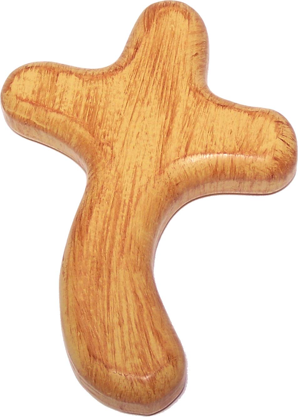 Holy Land Market Perfect Hand fit Resin Cross - Round and with Perfect Hand Shape fit (4 x 2.75 Inches)、mySite、topwebapps