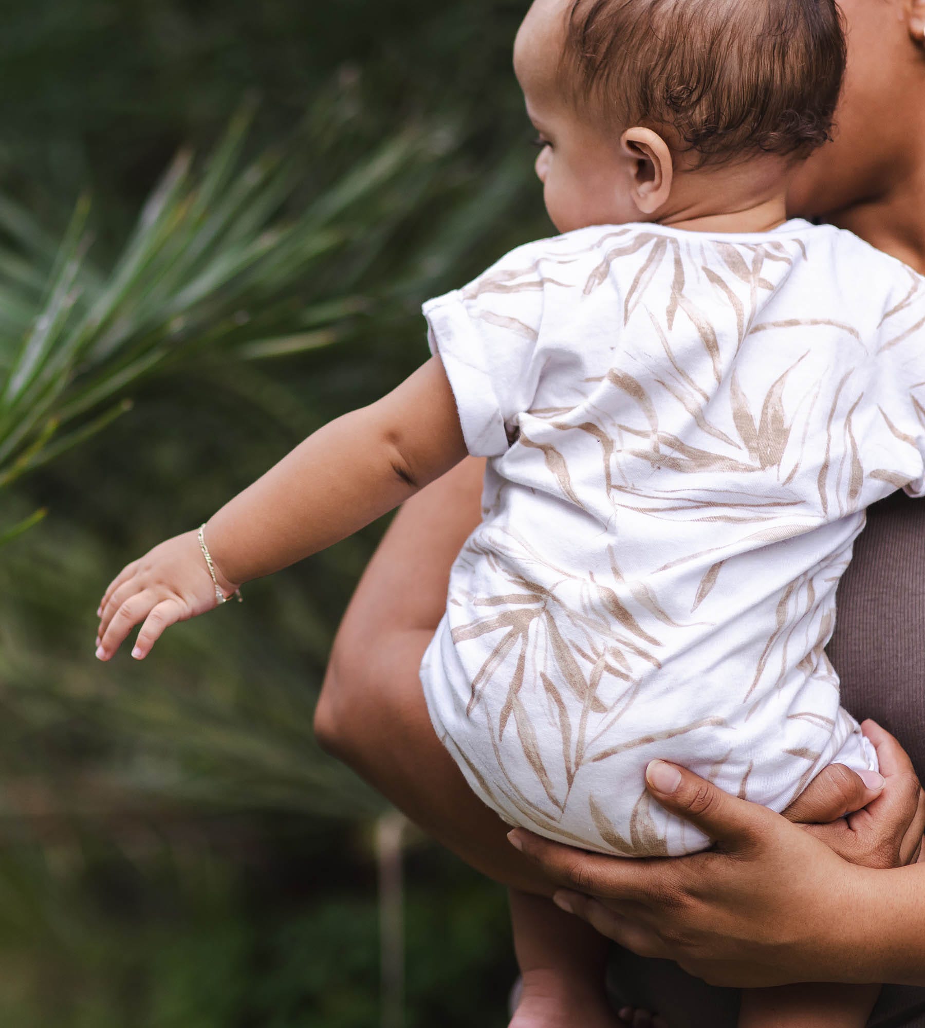 Shady Palms Organic Baby Boy Romper、mySite、g9winljtr