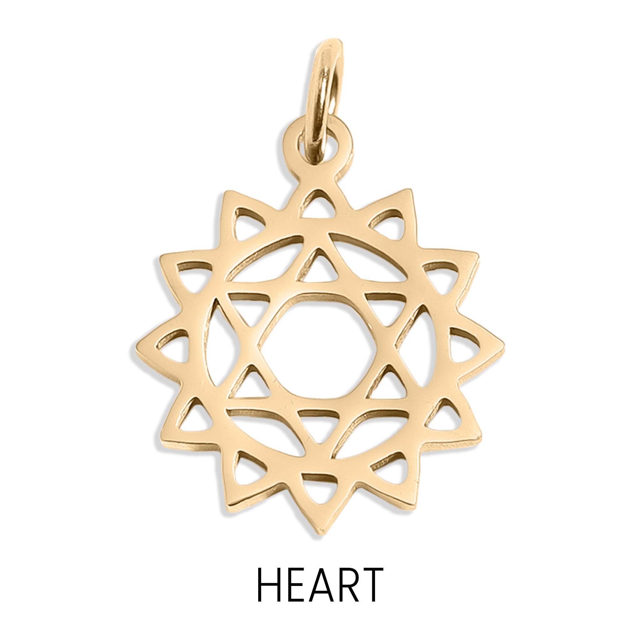 18K Gold PVD Stainless Steel Chakra Charms / PDL0176、mySite、dreamappss