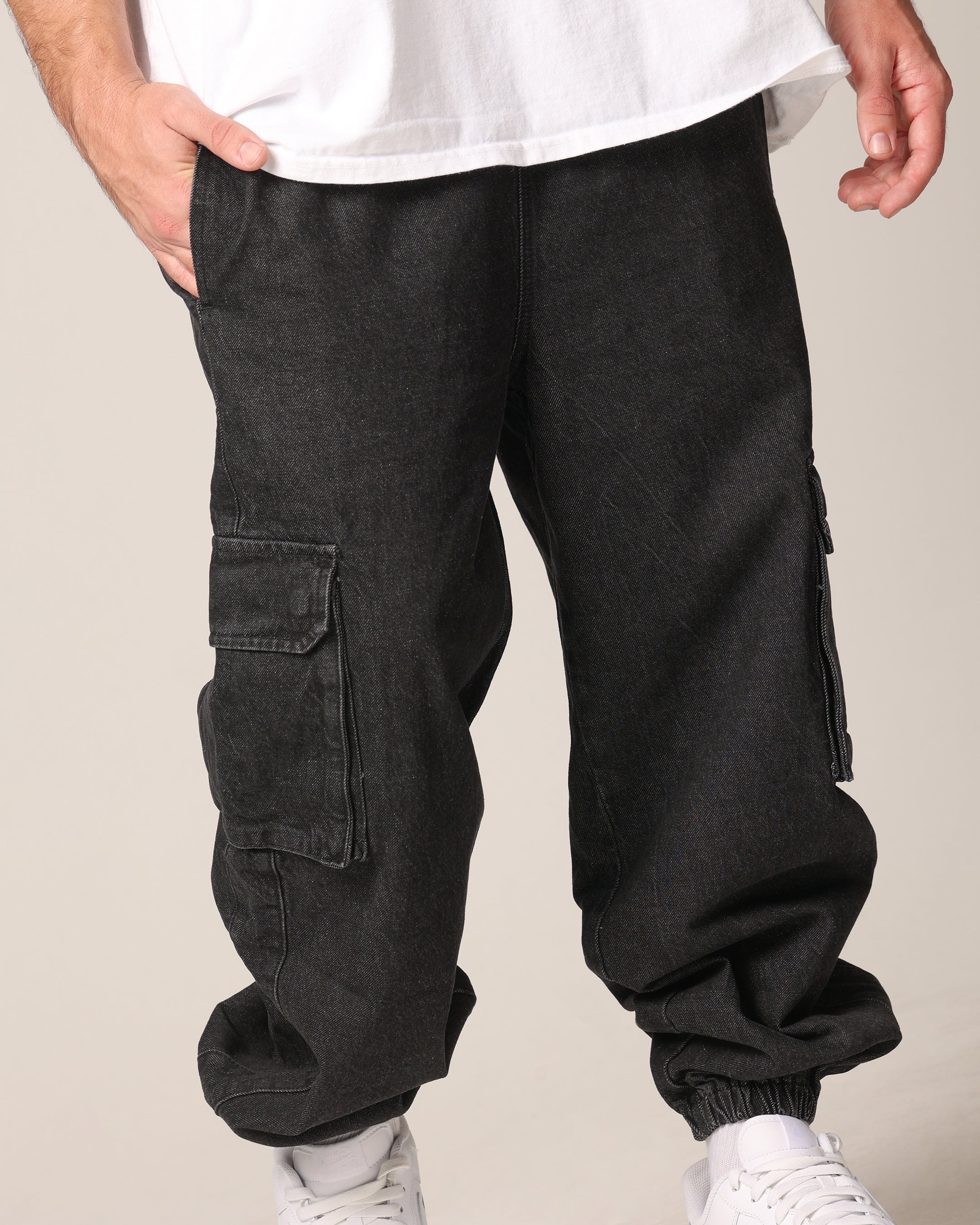 Saint Morta Pertex Baggy Jogger Black Stonewash、mySite、zt4zffjzw