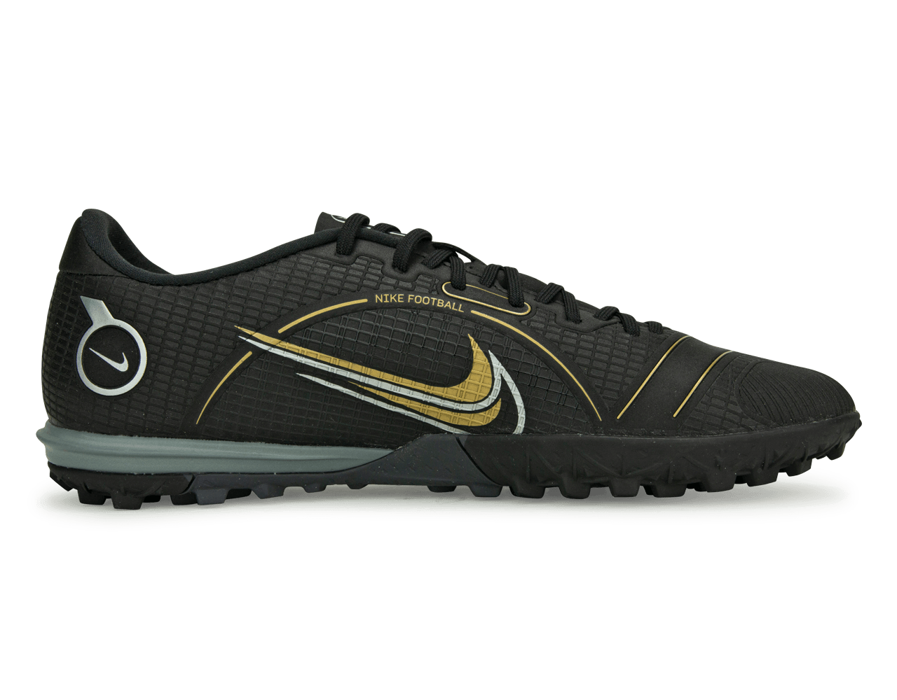 Nike Men's Mercurial Vapor 14 Academy TF Black/Gold、mySite、noshort