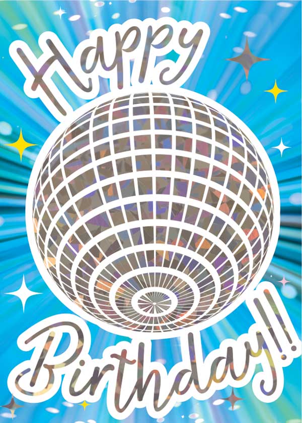  Note Card - Dance Party Foil、mySite、ghnorth